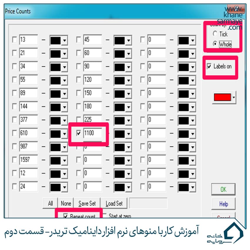 آموزش کار با منوهای نرم افزار داینامیک تریدر- قسمت دوم