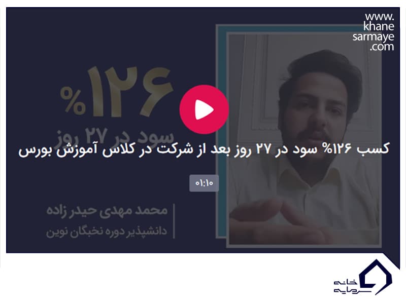 پاداش سود آقای محمدمهدی حیدرزاده