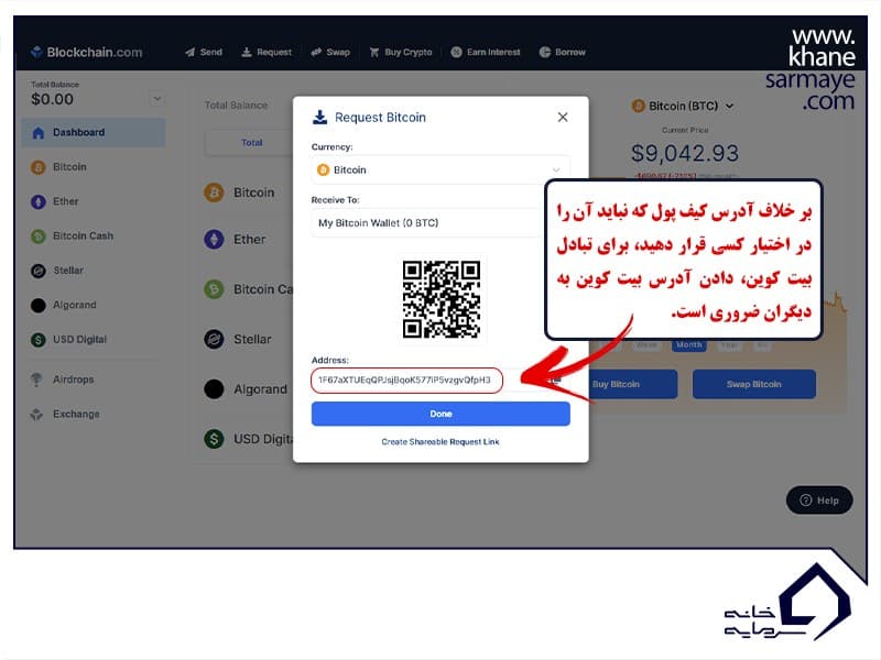 ساخت کیف پول بیت کوین در بلاک چین