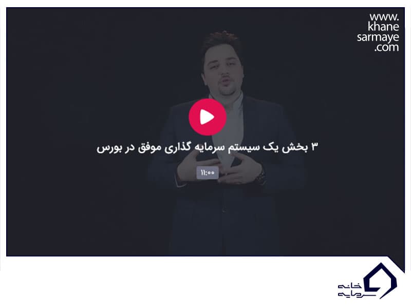 ۳ بخش سیستم سرمایه گذاری