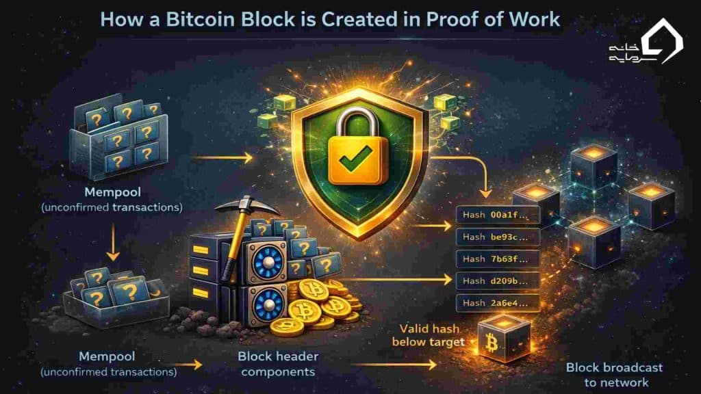 اثبات کار در عمل