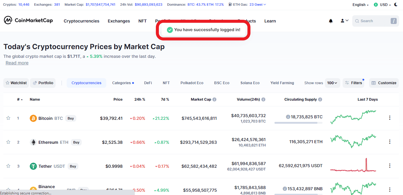 آموزش سایت کوین مارکت کپ Coinmarketcap