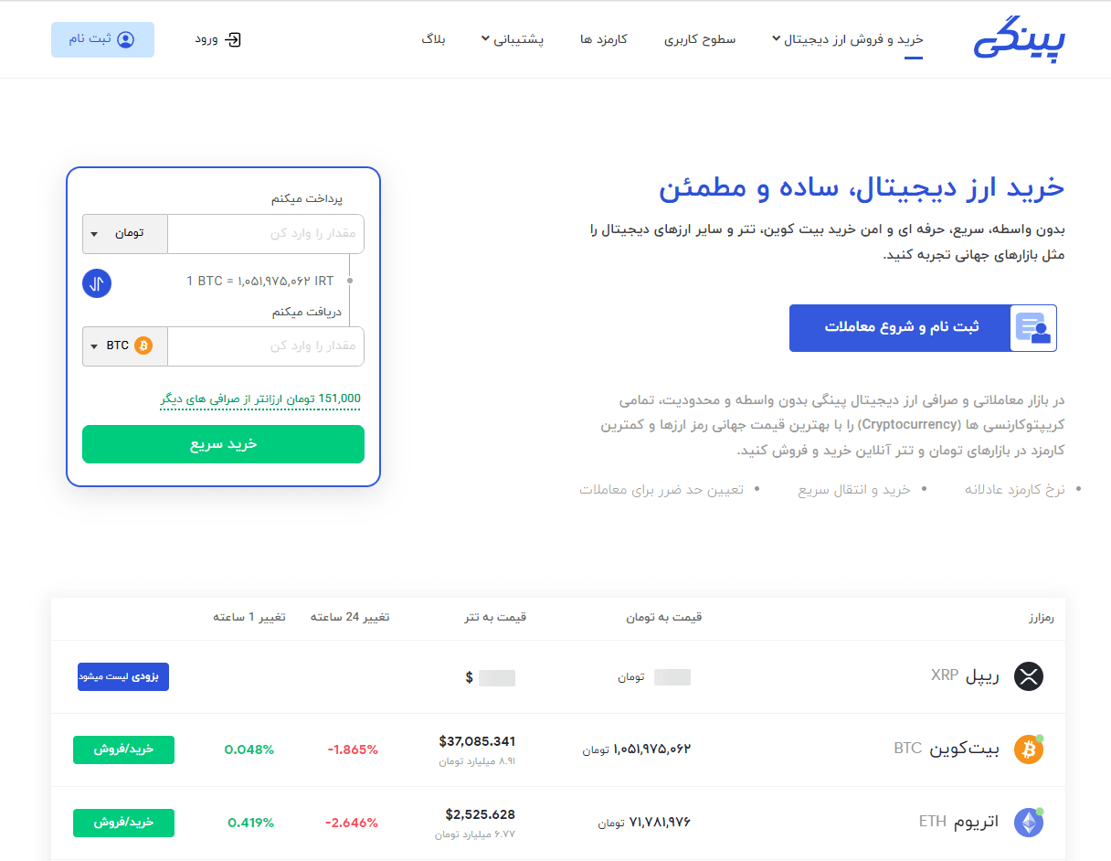 آموزش صرافی پینگی