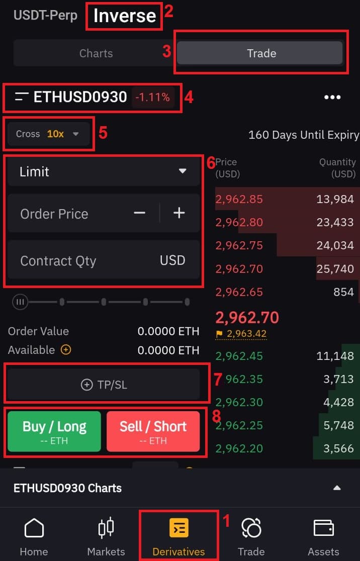 اپلیکیشن صرافی Bybit