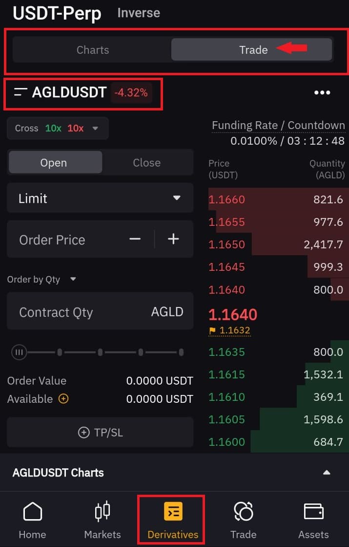 اپلیکیشن صرافی Bybit