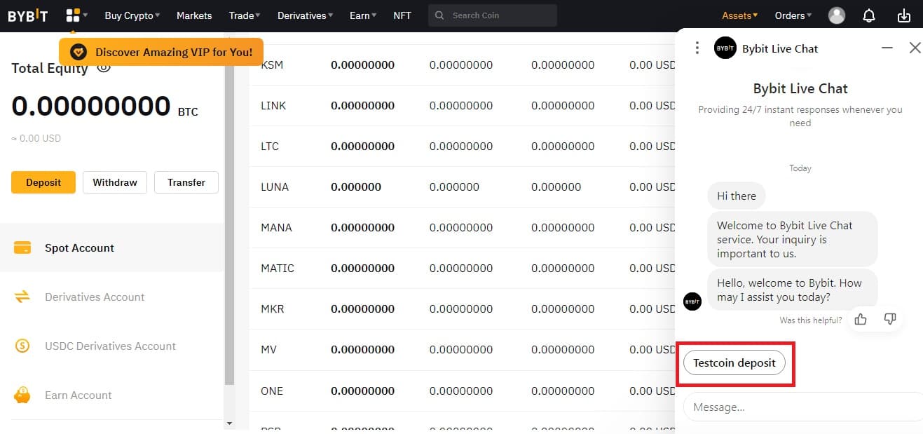 اپلیکیشن صرافی Bybit