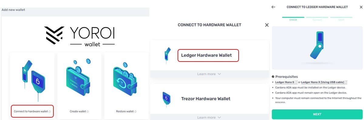 کیف پول یورویی (yoroi)