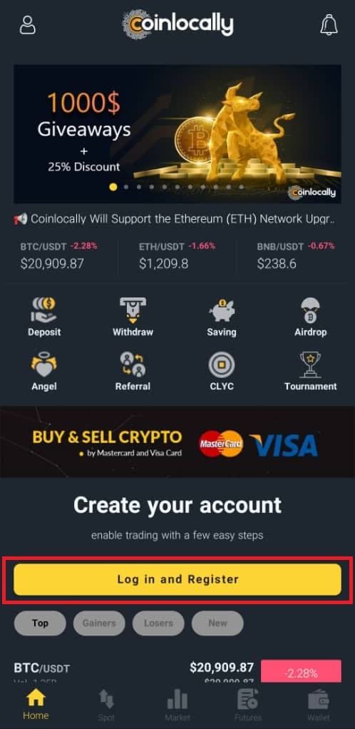 ثبت  نام در صرافی کوین لوکالی (CoinLocally)