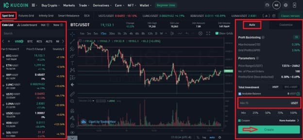 ربات Stop Grid - انواع ربات ترید کوکوین