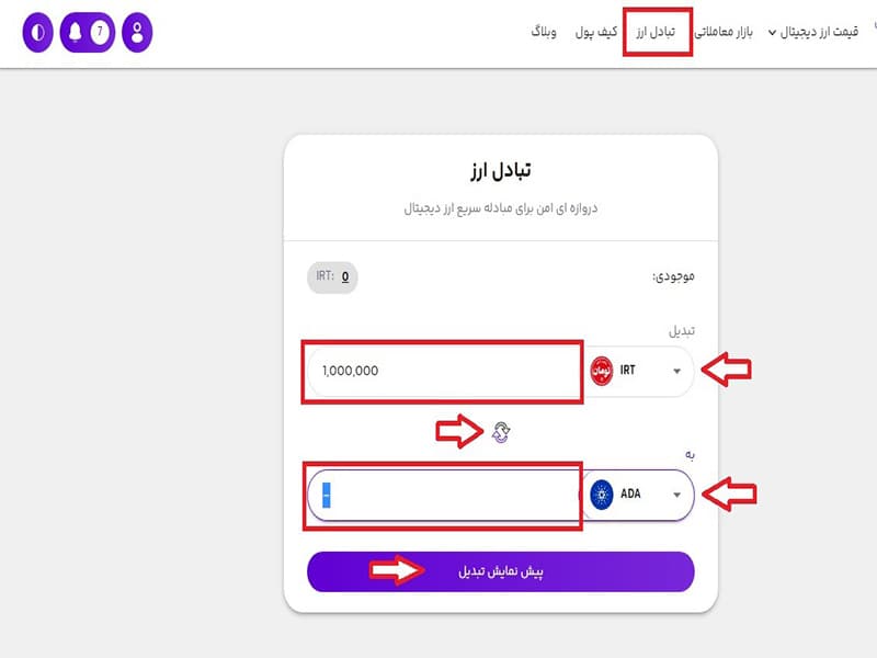 امکان تبادل سریع