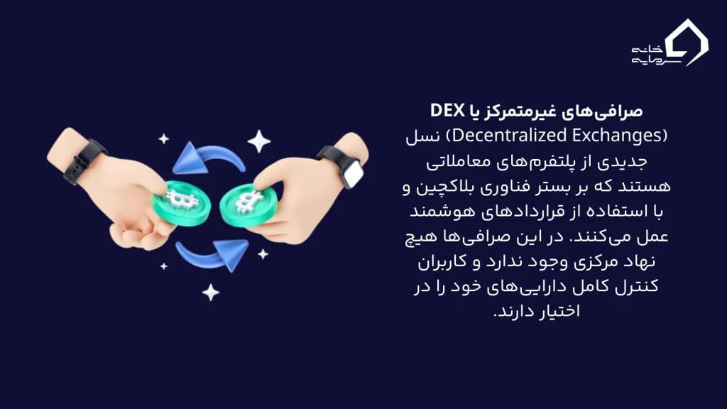 صرافی‌های غیرمتمرکز DEX