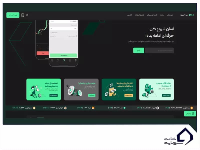 معرفی صرافی بیت پین