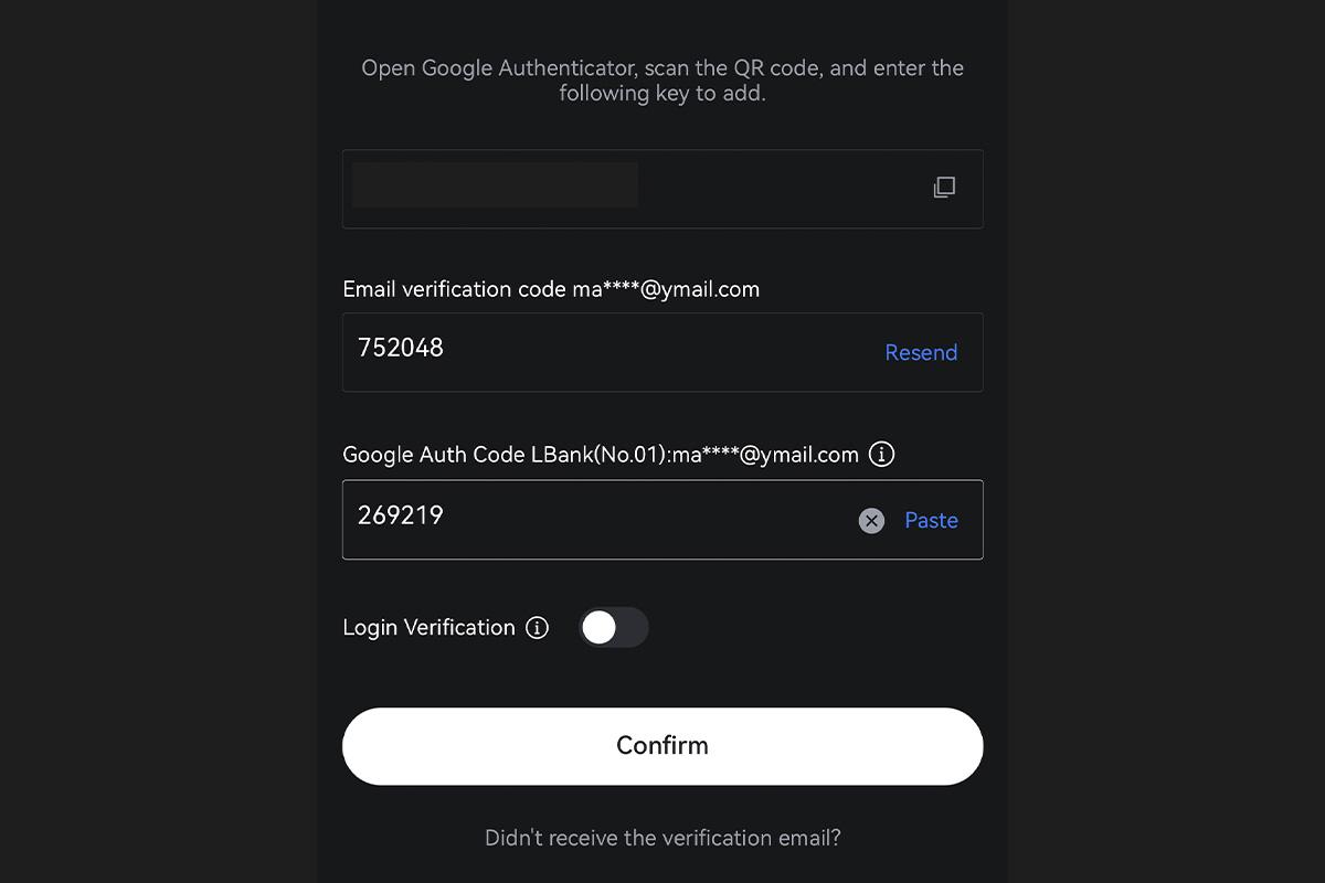 کد google auth در ال بانک