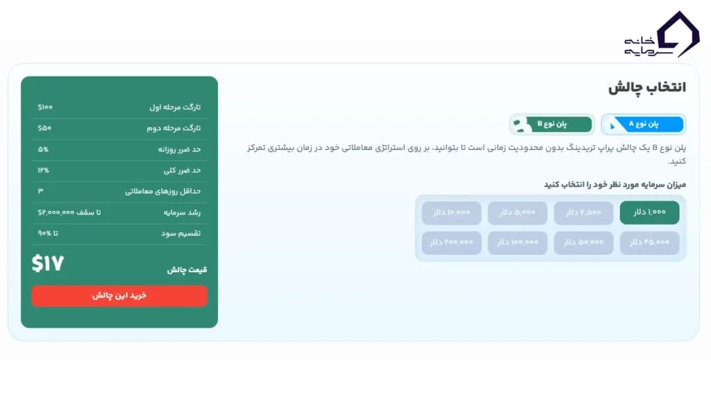 انتخاب نوع چالش