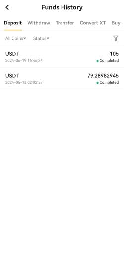 نحوه پیدا کردن رمز تراکنش (TxID) در صرافی XT