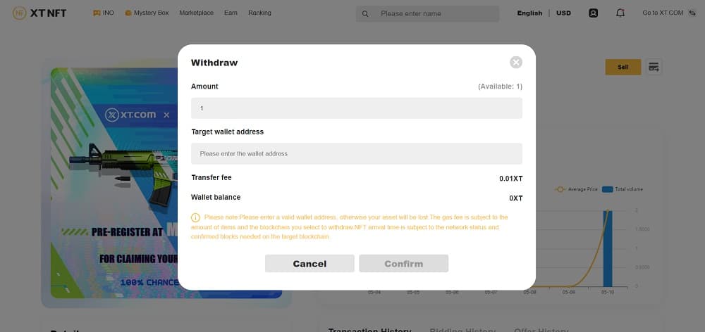 آموزش خرید و فروش NFT در صرافی XT