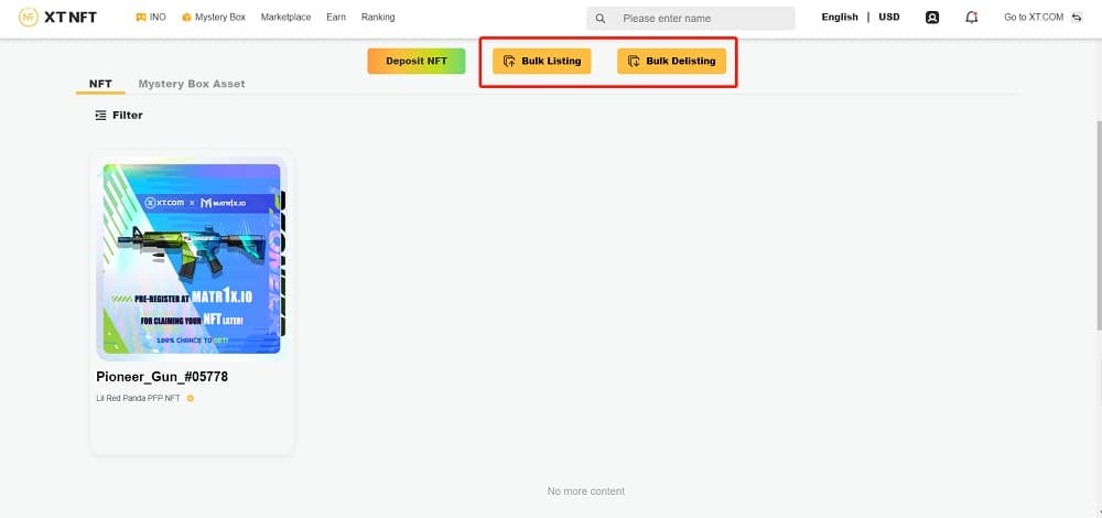 آموزش خرید و فروش NFT در صرافی XT