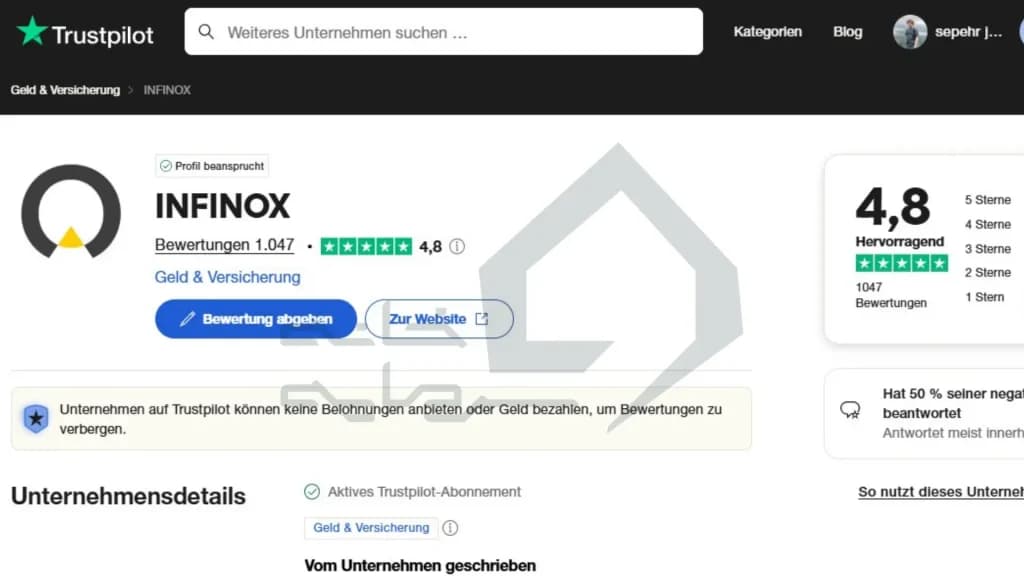 بررسی رگوله بروکر Infinox