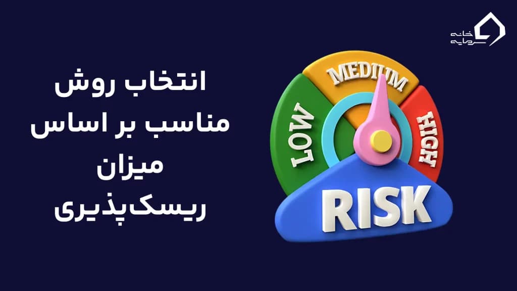 روش مناسب بر اساس میزان ریسک‌پذیری