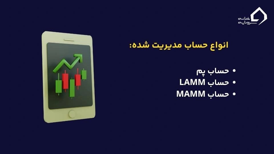 انواع حساب مدیریت شده