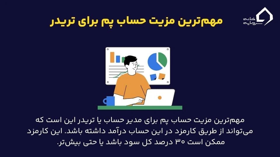 مزیت حساب پم برای تریدر یا مدیر حساب