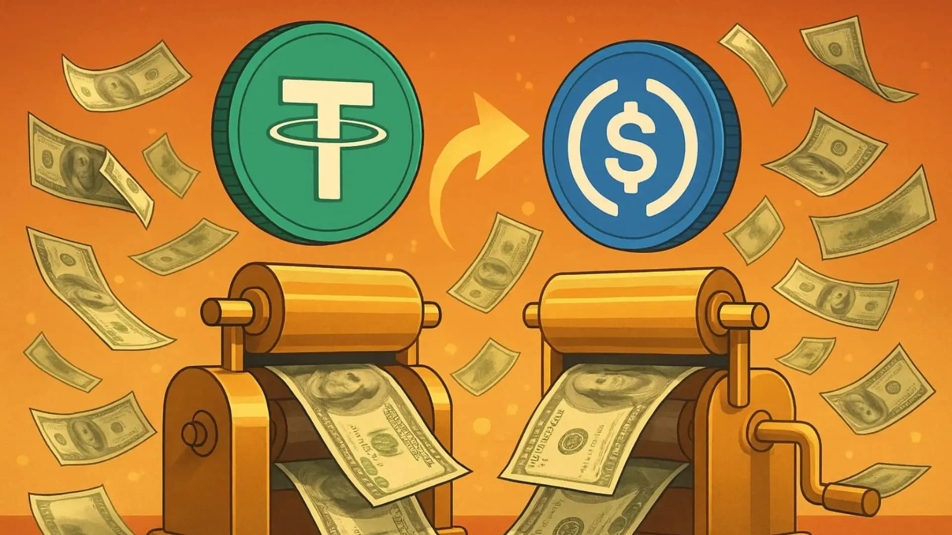 تتر و سرکل در عرض چند ساعت ۱.۵ میلیارد دلار چاپ کردند