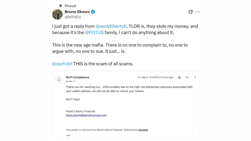 توییت برونو سکورک از تیم DevRel پالیگان