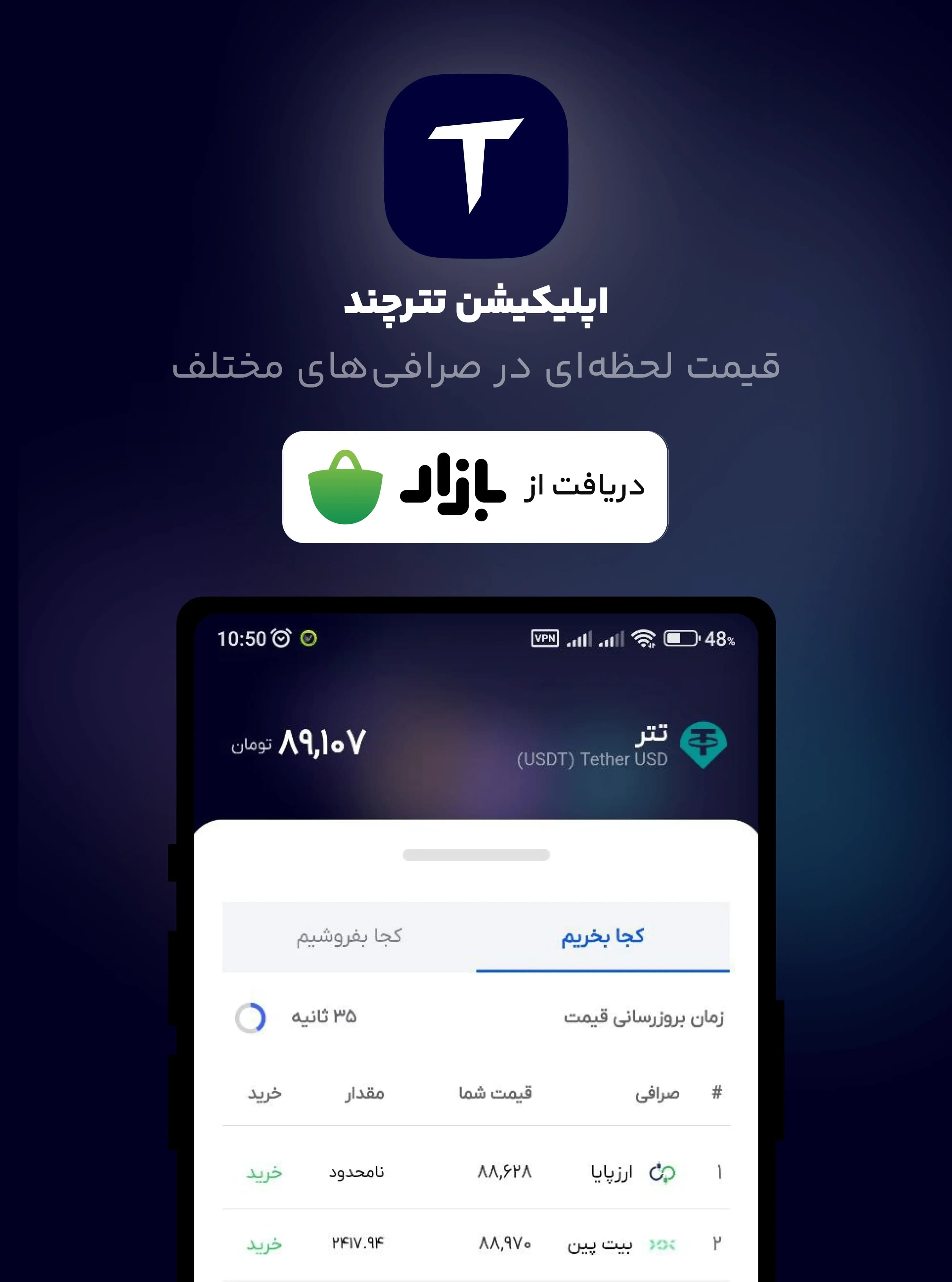 دانلود اپلیکیشن تترچند