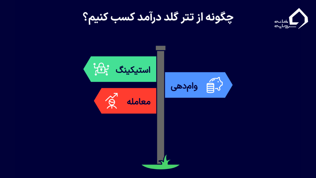 چگونه از تتر گلد درآمد کسب کنیم؟