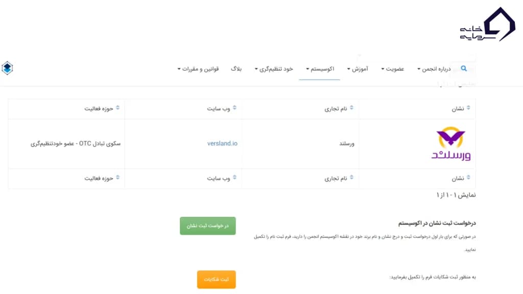 عضو سکوی تبادل و صرافی فروشگاهی
