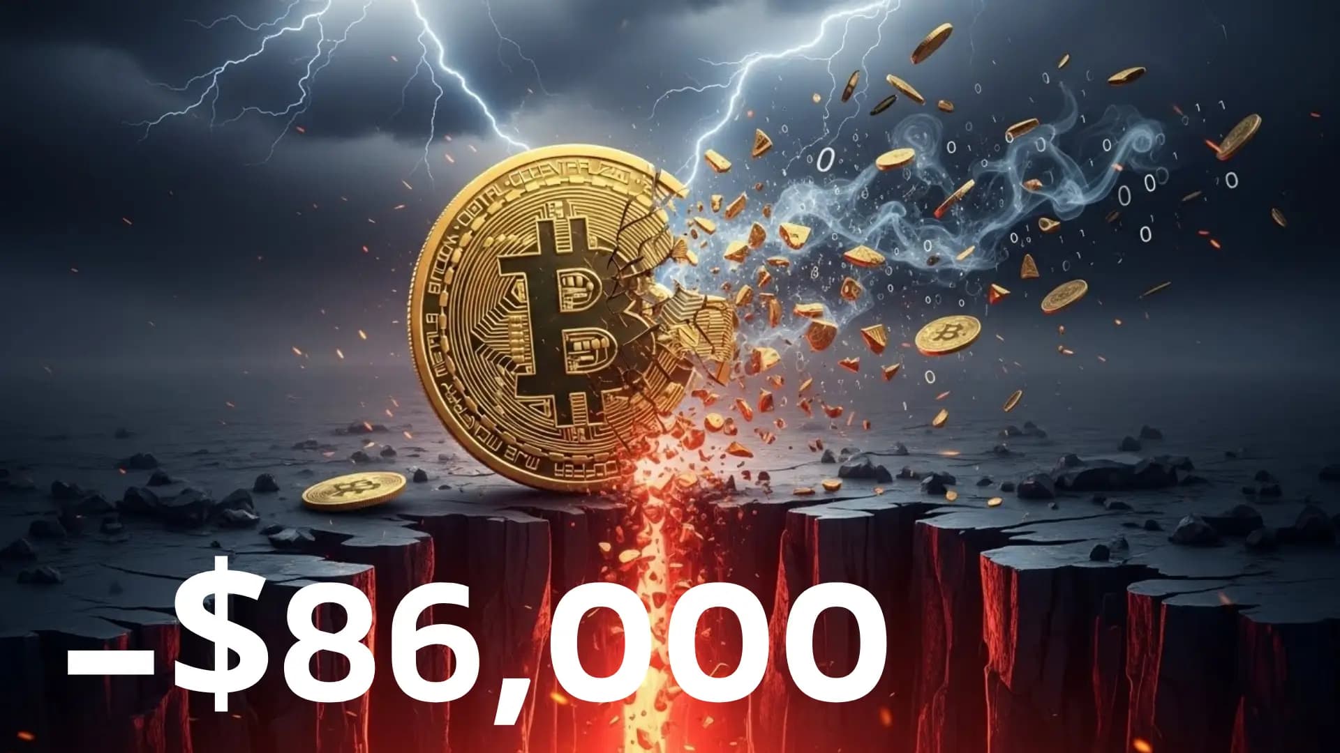 سقوط ناگهانی بیت‌کوین