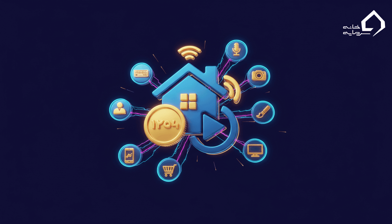 ۸ شغل اینترنتی خانگی و پولساز در سال ۱۴۰۴ | راهنمای کامل کسب درآمد از خانه