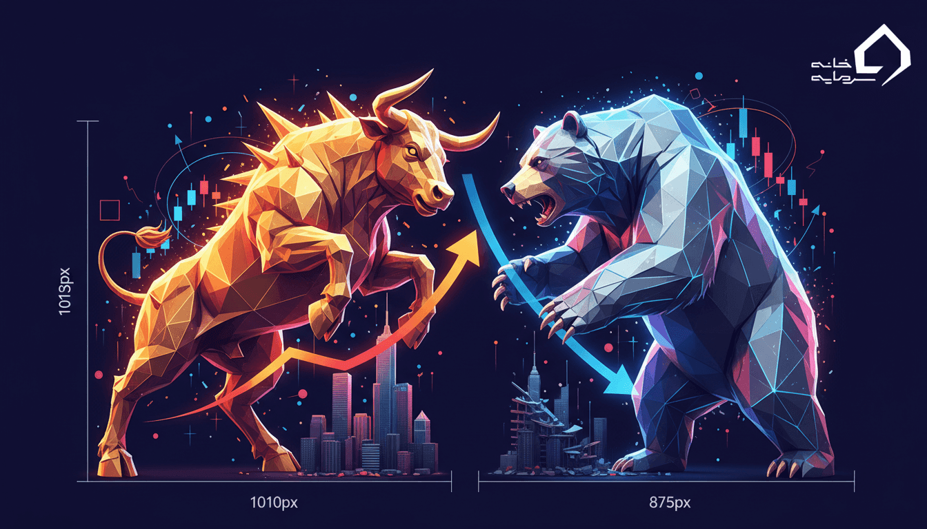 بازار گاوی و خرسی در بورس چیست؟ (راهنمای جامع ۲۰۲۶)
