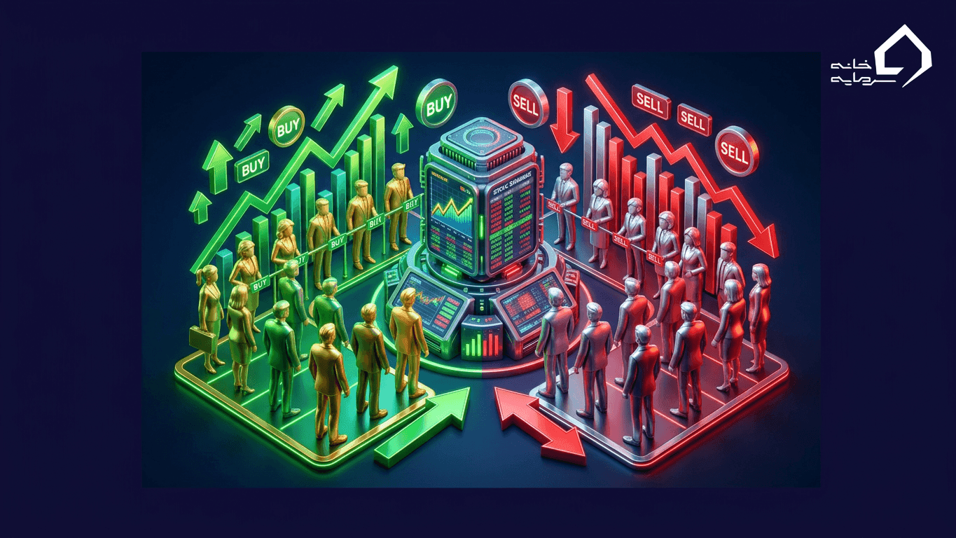 صف خرید و صف فروش سهام در بورس چیست؟ (راهنمای کامل ۱۴۰۵)