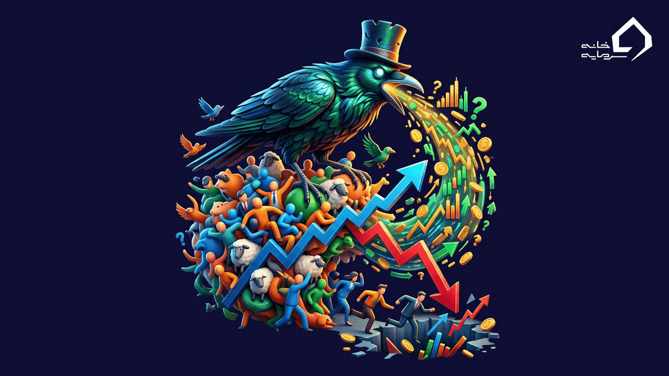 سرمایه گذاری کلاغی در بازار بورس | رفتار توده‌ای و تقلید کورکورانه چه بلایی سرمان می‌آورد؟