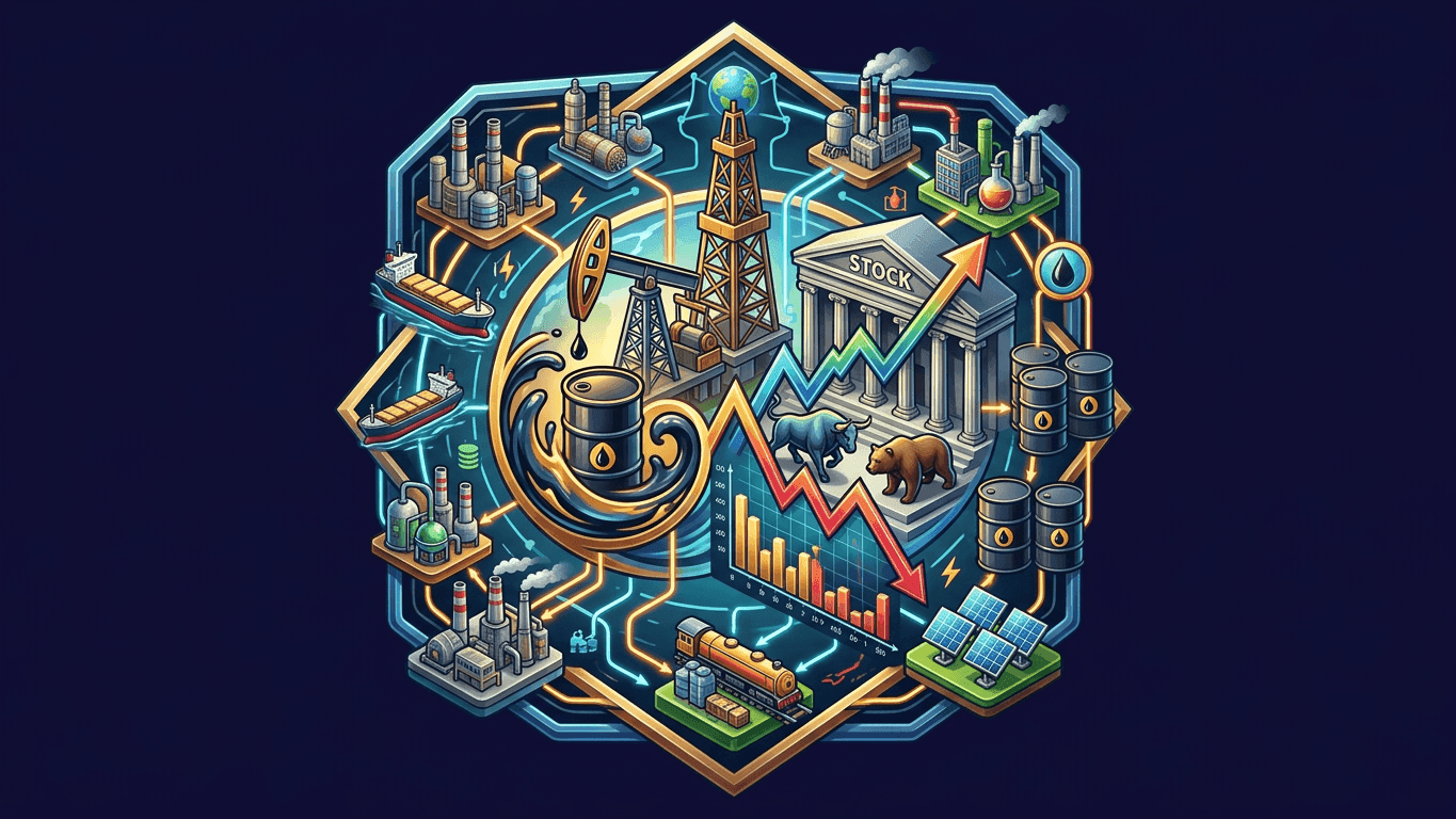 تأثیر قیمت جهانی نفت بر بورس و صنایع بورسی (راهنمای جامع ۱۴۰۵)