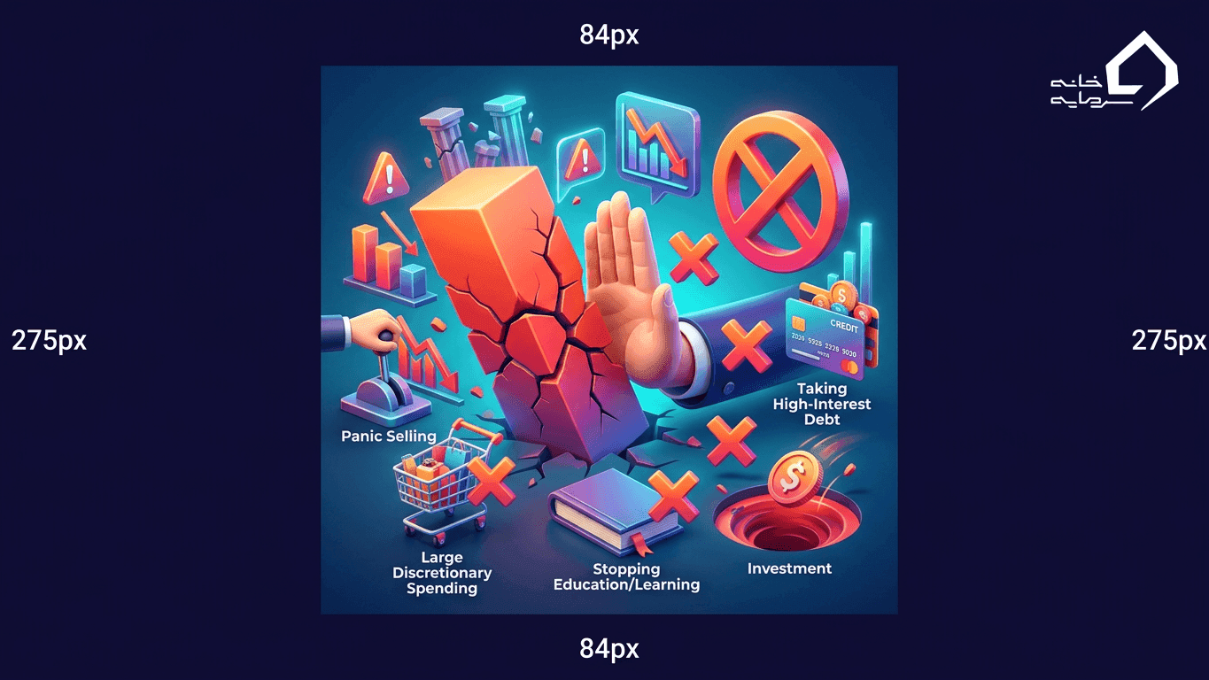 5 کاری که نباید در زمان رکود اقتصادی انجام داد! (راهنمای بقای مالی ۱۴۰۵)