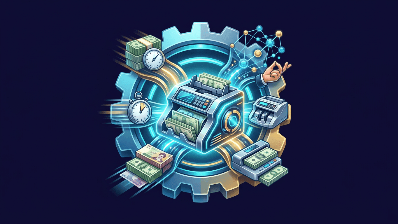 آموزش کامل شمارش پول: روش‌های سریع، حرفه‌ای و دستگاه‌های مدرن ۱۴۰۵