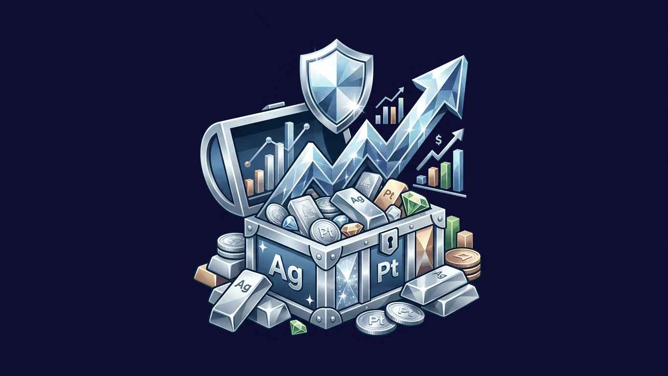 راهنمای جامع سرمایه‌گذاری در نقره و سایر فلزات: از نقره تا پلاتین (۱۴۰۵)