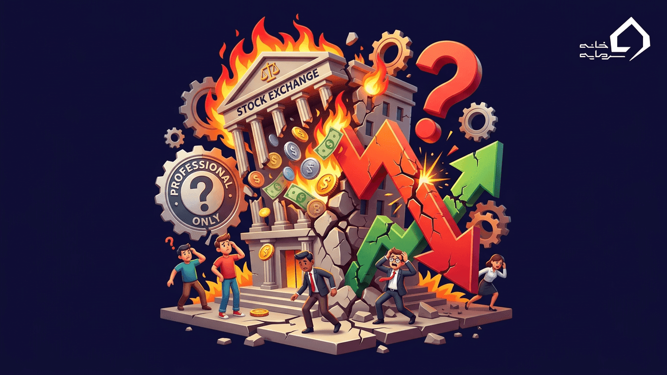 احتمال ضرر در بورس چقدر است؟ بورس فقط برای حرفه‌ای‌هاست؟