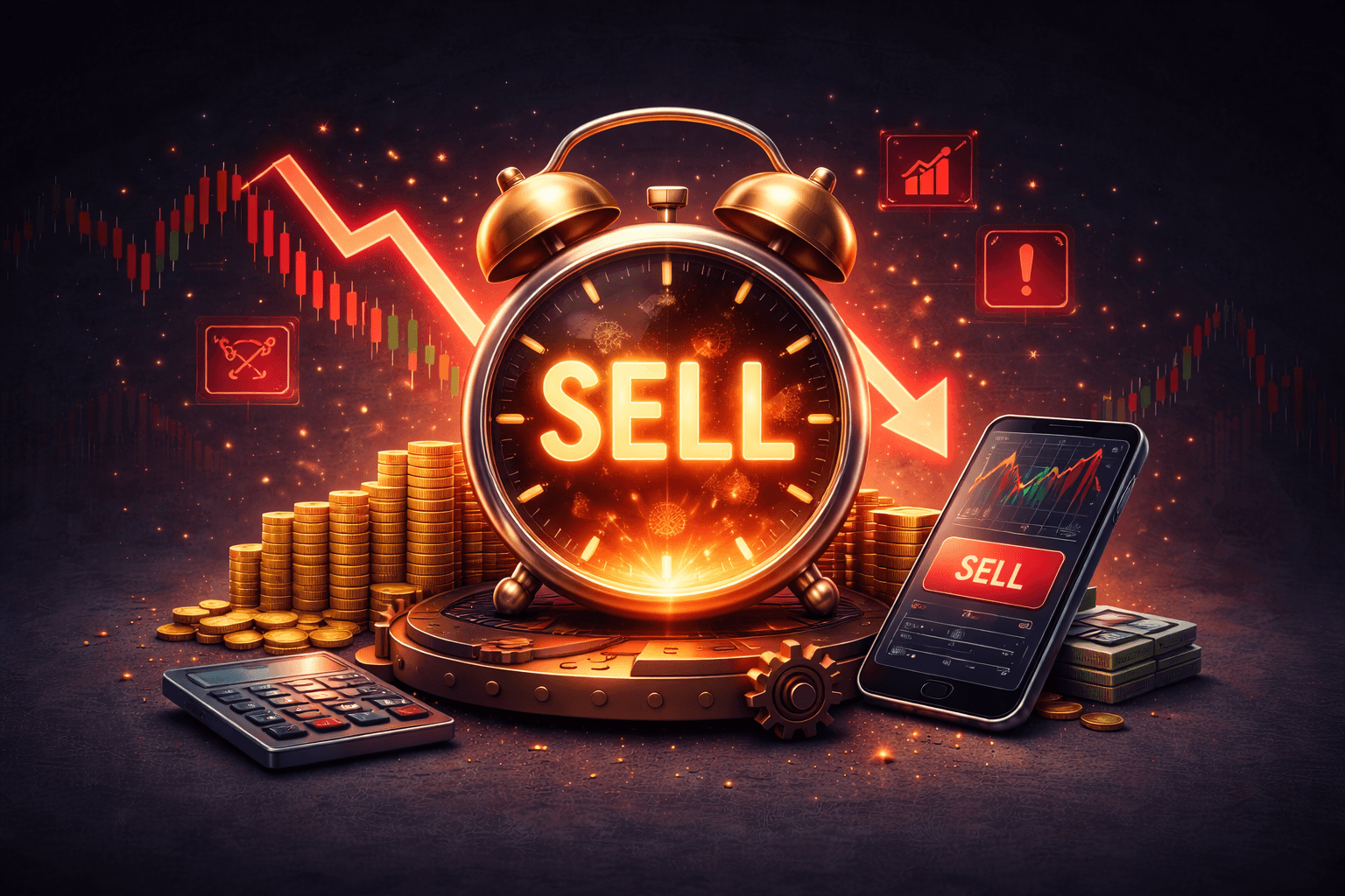 زمان فروش سهم