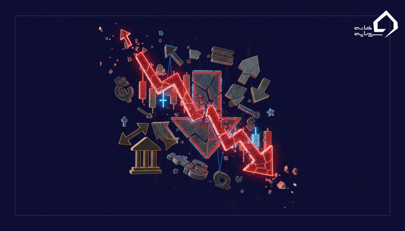 ریزش بورس یعنی چه؟ (راهنمای کامل از اصلاح تا سقوط بازار)