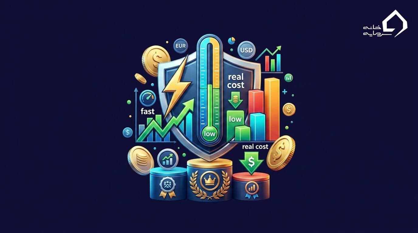 بهترین بروکرها از نظر اسپرد ۲۰۲۶ | مقایسه هزینه واقعی برای اسکالپ و ترید روزانه