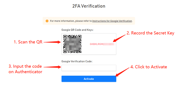 احراز هویت دو عاملی با Google Authenticator در صرافی کوکوین