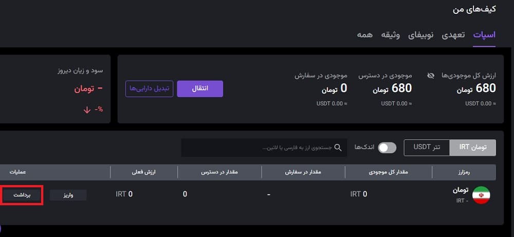 آموزش تبدیل تتر به تومان در نوبیتکس آموزش تبدیل تتر به تومان در نوبیتکس