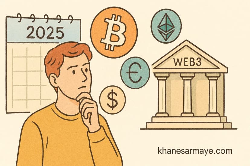 وضعیت پذیرش ارزهای دیجیتال و بانکداری Web3 در سال 1404 web3-crypto