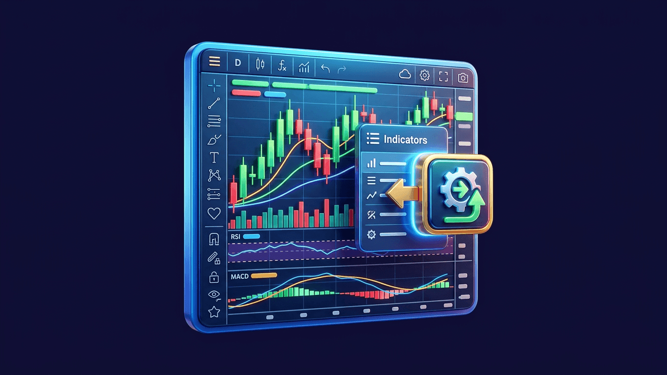 indicatorinmofidtrader.png آموزش کامل منوی اندیکاتورها در مفید تریدر + نصب اندیکاتور شخصیسازیشده