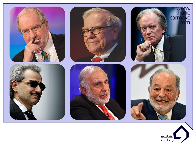 ۶ قانون از ۶ سرمایه‌گذار برتر جهان